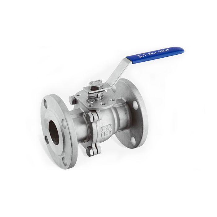 2pc flanged stainless steel ball valves