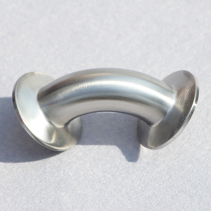 90 degree clamped elbow pipe fittings