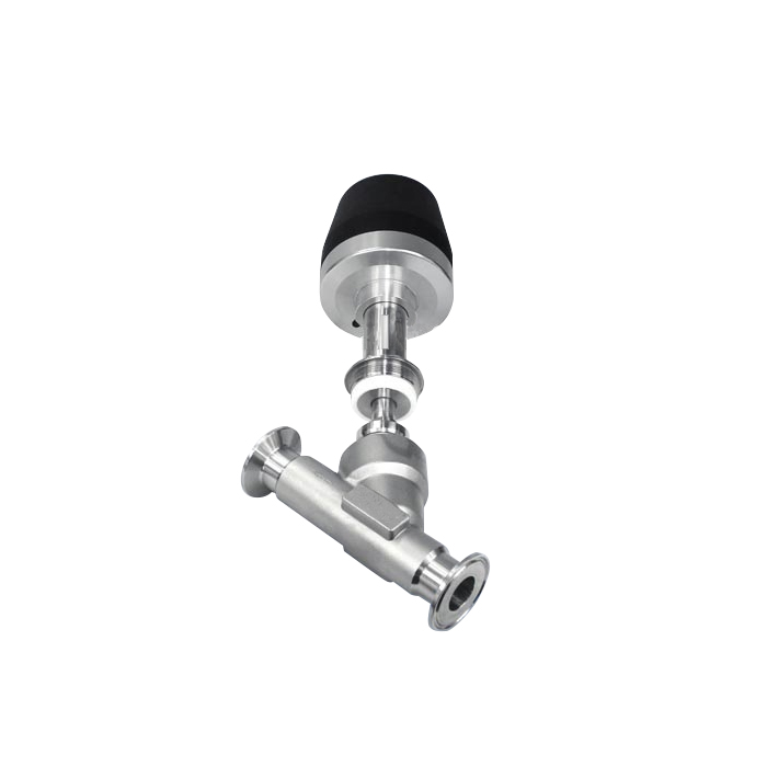 Angle Seat Valve with Mini C-Top Control Unit