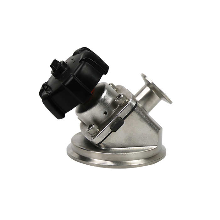 Manual tank bottom diaphragm valve bottom valve