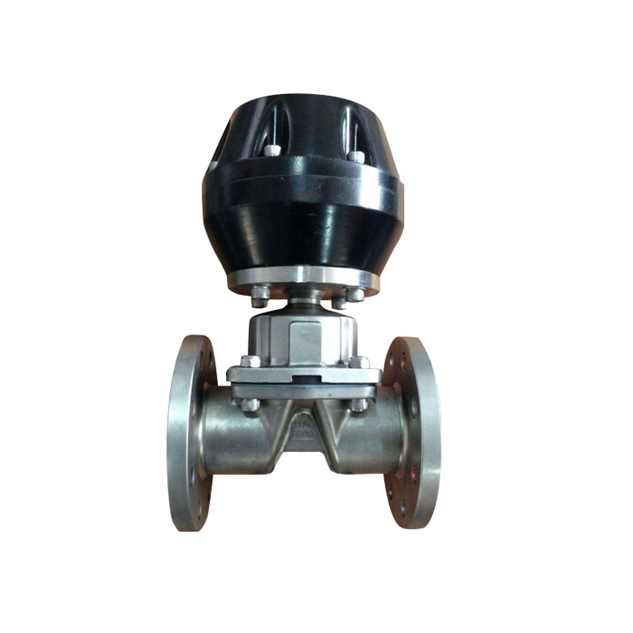 SS304 Manual Flange Diaphragm Valve