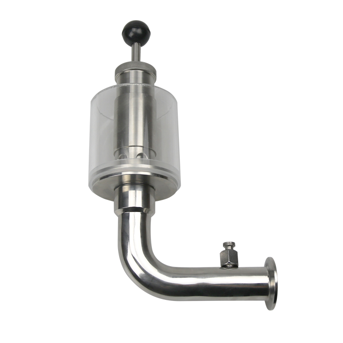 Sanitary SS304 and 316L pressure relief valve