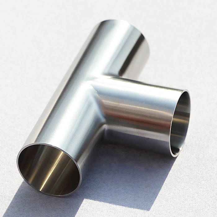 Stainless steel long tee pipe fittings